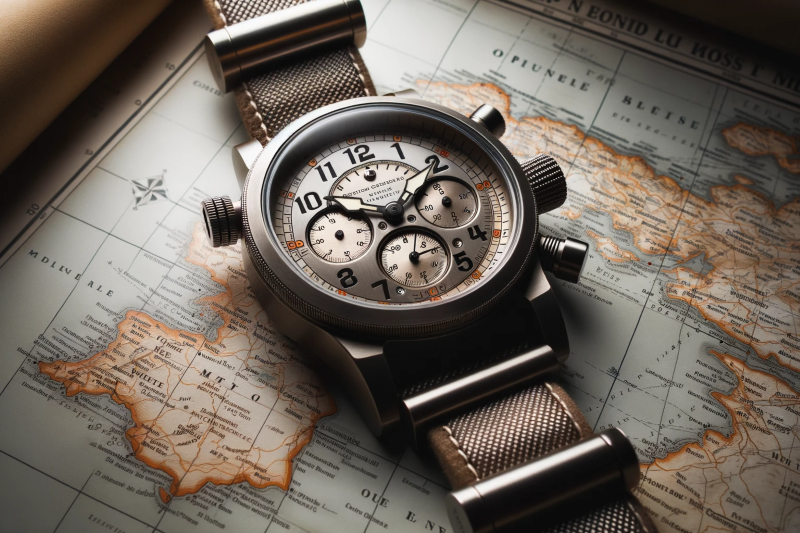 montre boussole integree