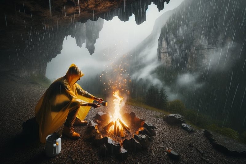 poncho de pluie