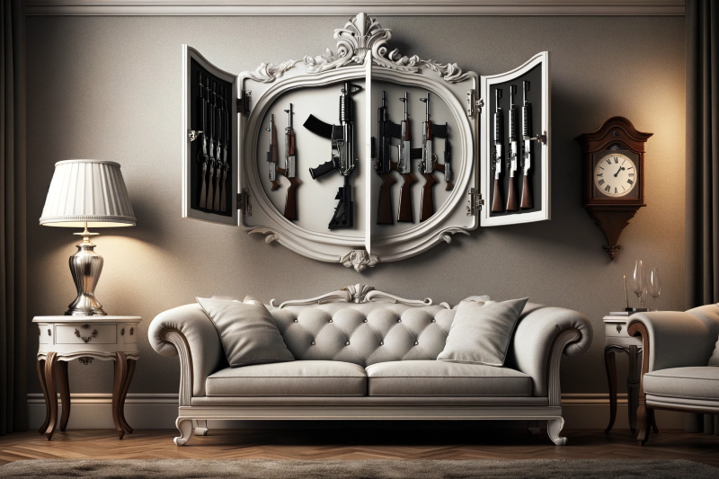 miroirs horloges