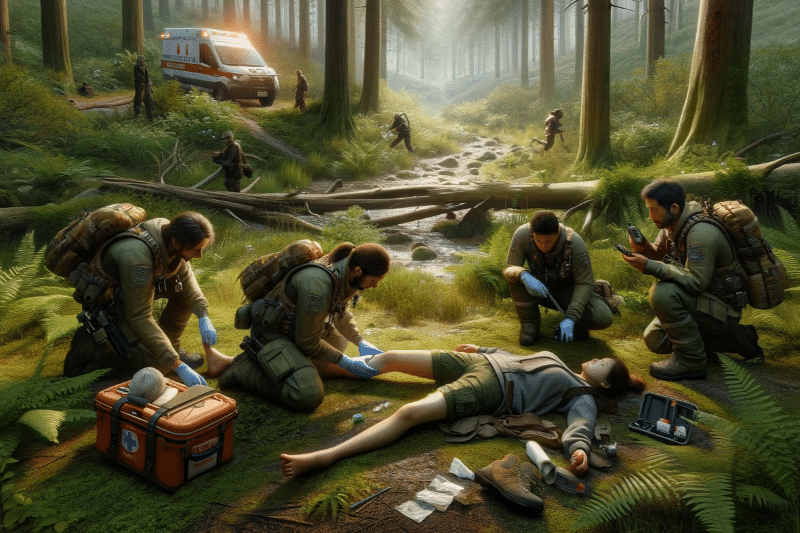 premiers secours milieu sauvage